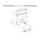 Pando E-320/120 inox/fekete beépíthető páraelszívó