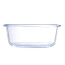 Bergner BG-25027-RD 400ml boroszilikát üveg ételtároló