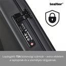 Axen merevített Usb-s laptop hátizsák szürke