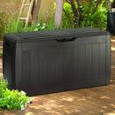 Hollywood műrattan kerti tároló 270L barna