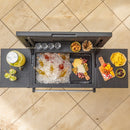 Patio cooler & Beverage cart grill asztal szürke