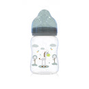 Baby Care széles nyakú cumisüveg 250ml - Mint green