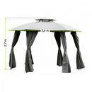 Gavi 2 grafitszínű kerti pavilon