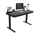 VELSEN íróasztal elektromos magasságállítással, vezérlőpanellel 120x60 cm fekete