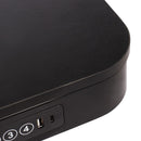 VELSEN íróasztal elektromos magasságállítással, vezérlőpanellel 120x60 cm fekete