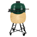 Kerámia faszéngrill oldalpolcokkal, 46 cm ráccsal