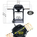 MIR270 szenes grill fedéllel