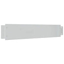 vidaXL 10 db galvanizált acél gyepkerítés 100 x 20 cm