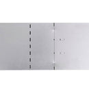 vidaXL 10 db galvanizált acél gyepkerítés 100 x 20 cm