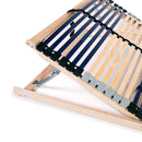 vidaXL 7 zónás 42 léces ágyrács 100 x 200 cm
