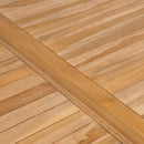 vidaXL tömör tíkfa kerti asztal 150 x 90 x 77 cm