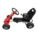 vidaXL pedálos gokart piros