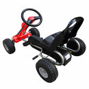 vidaXL pedálos gokart piros