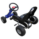 vidaXL pedálos gokart kék