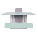 vidaXL érintőkijelzős szagelszívó 900 mm fehér