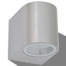 vidaXL 2 db kör alakú, lefelé világító kültéri LED falilámpa