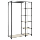vidaXL 2 db krémszínű összecsukható szövet ruhásszekrény 110x45x175 cm