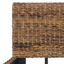vidaXL természetes rattan ágykeret 180 x 200 cm