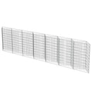 vidaXL horganyzott acél gabion fal 450 x 30 x 100 cm