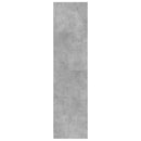 vidaXL betonszürke szerelt fa ruhásszekrény 50 x 50 x 200 cm
