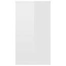 vidaXL magasfényű fehér szerelt fa íróasztal 90 x 40 x 72 cm