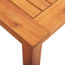vidaXL tömör akácfa kerti asztal 150 x 90 x 74 cm