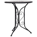 vidaXL szürke kerámia mozaikos bisztróasztal 60 cm