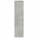 vidaXL betonszürke szerelt fa ruhásszekrény 100 x 50 x 200 cm