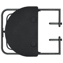 vidaXL fekete rattan hatású műanyag függő erkélyasztal 60x64x83,5 cm