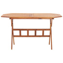 vidaXL tömör akácfa összecsukható kerti asztal 135 x 85 x 75 cm