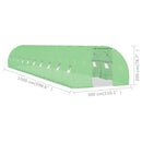 vidaXL melegház 45 m² 15 x 3 x 2 m