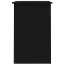 vidaXL fekete szerelt fa íróasztal 100 x 50 x 76 cm