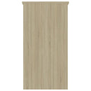 vidaXL sonoma tölgy színű szerelt fa íróasztal 80 x 40 x 75 cm