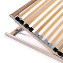 vidaXL 2 db 7 zónás 28 léces ágyrács 70 x 200 cm