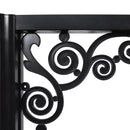 vidaXL piros karácsonyi fali lámpa LED-ekkel és Mikulással 40x27x45 cm