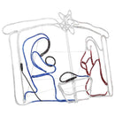 vidaXL Betlehem karácsonyi dekoráció 240 LED-del 116 x 41 x 87 cm