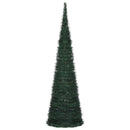 vidaXL zöld elővilágított pop-up mű zsinórkarácsonyfa 150 cm