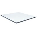 vidaXL sötétszürke rugós szövetágy 200 x 200 cm