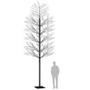 vidaXL cseresznyevirágos karácsonyfa 2000 db kék LED-del 500 cm