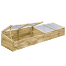 vidaXL 2 db impregnált fenyőfa melegház 200 x 50 x 35 cm