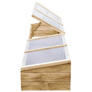 vidaXL 2 db impregnált fenyőfa melegház 200 x 50 x 35 cm