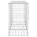 vidaXL horganyzott acél gabion fal fedéllel 200 x 60 x 100 cm