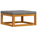 vidaXL 3 részes tömör akácfa kerti ülőgarnitúra párnával