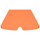 vidaXL narancssárga csere ponyva kerti hintaágyhoz 188/168x145/110 cm