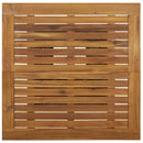 vidaXL szürke polyrattan és tömör akácfa bárasztal 80 x 80 x 110 cm