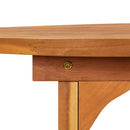vidaXL tömör akácfa kerti étkezőasztal 180 x 90 x 75 cm