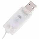 vidaXL dekoratív luxus szövet karácsonyi LED-es hóember figura 120 cm