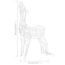 vidaXL 160 LED-es meleg fehér akril karácsonyi rénszarvascsalád