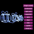 vidaXL karácsonyi díszdobozok 180 LED-del bel- és kültérre