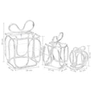 vidaXL bel- és kültéri karácsonyi díszdobozok 180 LED-del